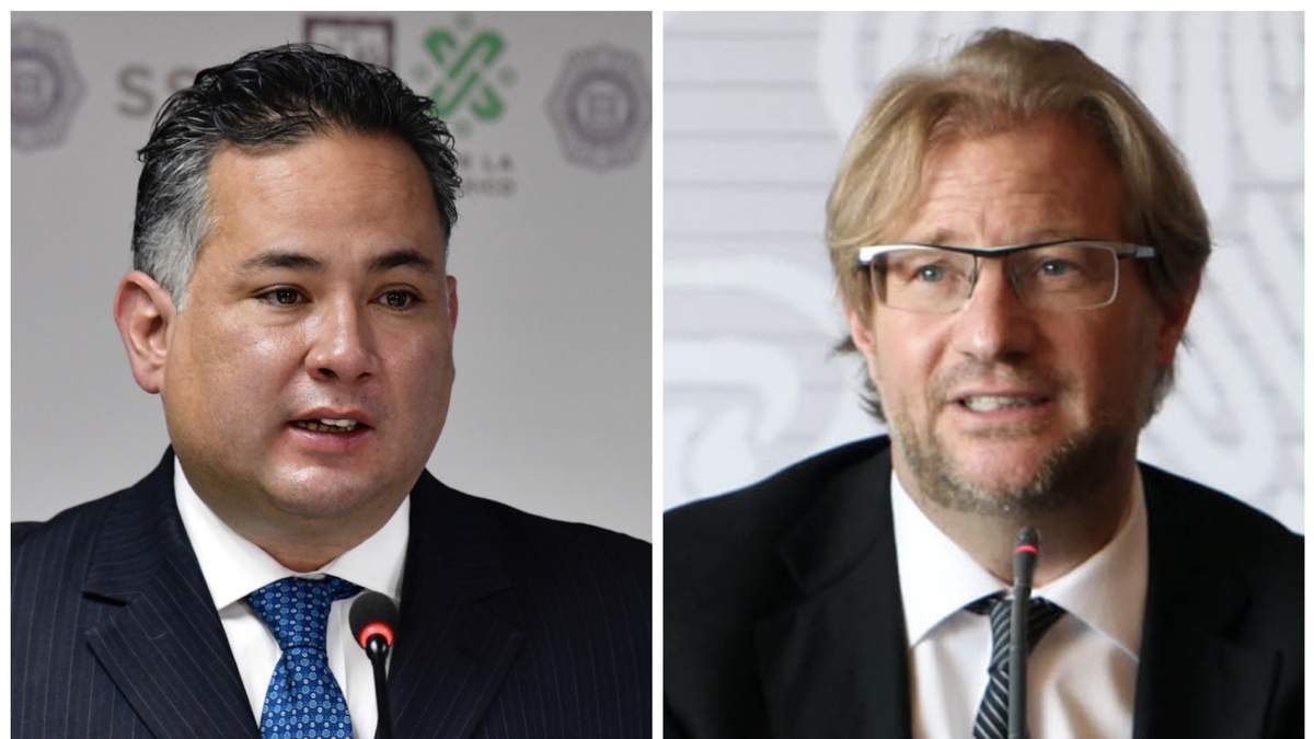 Santiago Nieto, titular de la UIF, y Andrés Roemer