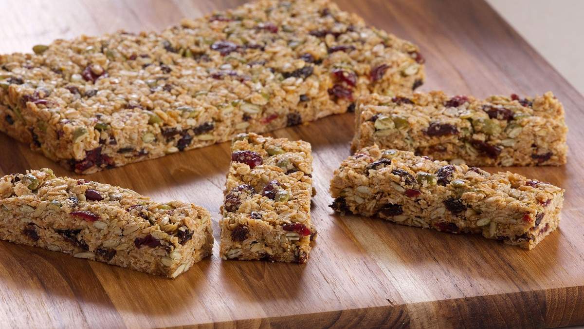 Barritas de cereales caseras. Fuente: (Instagram)