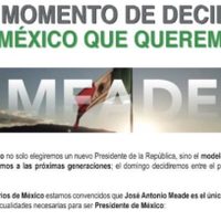 Magnates "arropan" a Meade y piden a sociedad razonar su voto