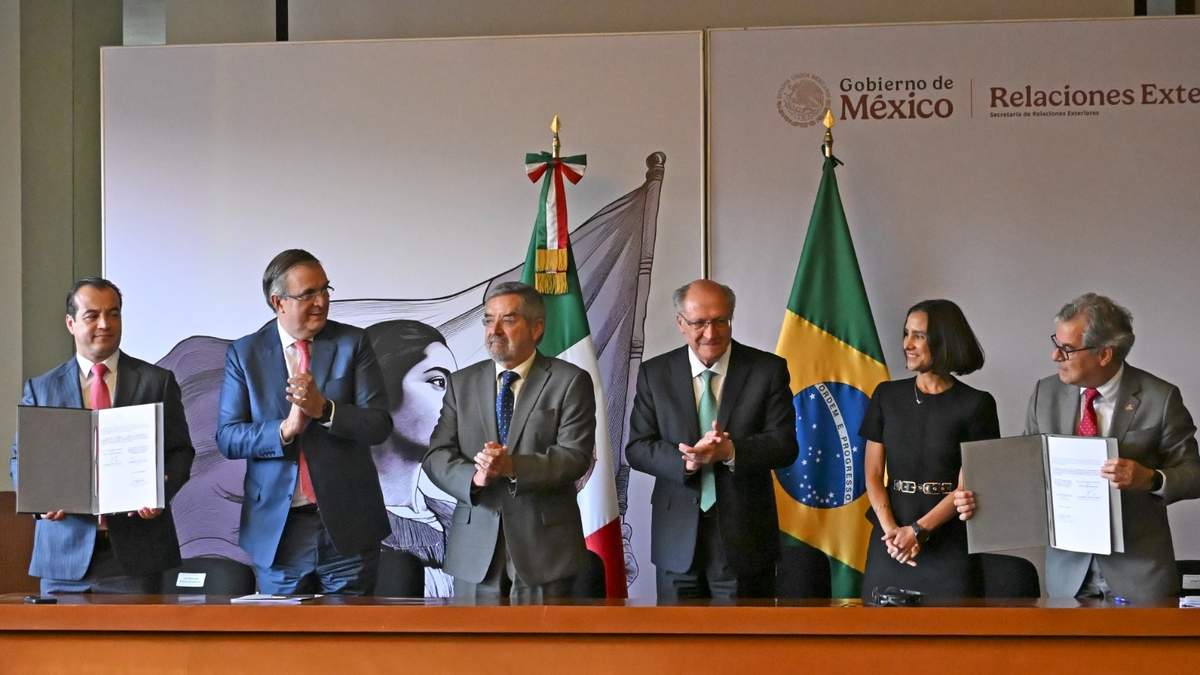 México y Brasil firmaron el miércoles tres documentos para ampliar su cooperación comercial, agrícola y científica