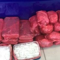 Aseguran mil pastillas de fentanilo y 38.5 kilos de metanfetamina en empresas de paquetería en Jalisco y BC