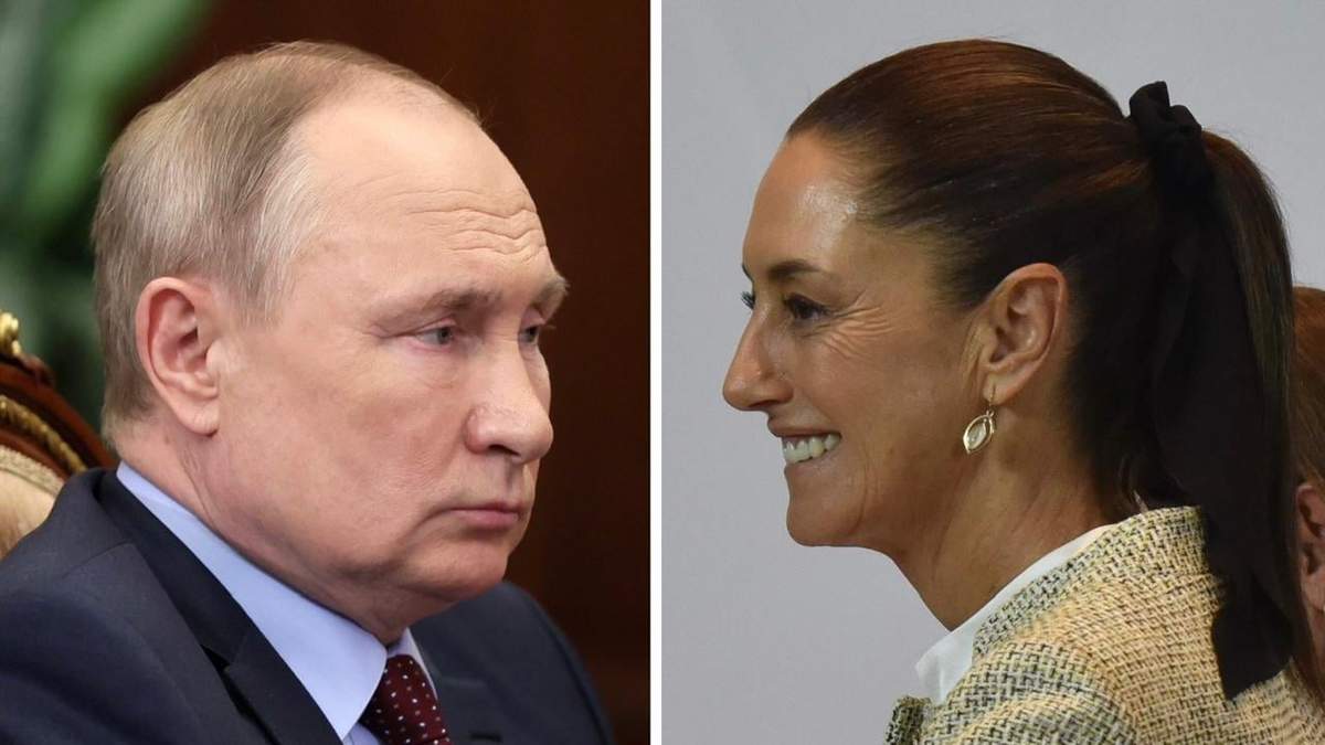 El mandatario ruso y la virtual presidenta electa