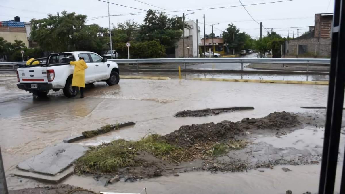Temporal en Neuquén. Fuente: (Twitter)