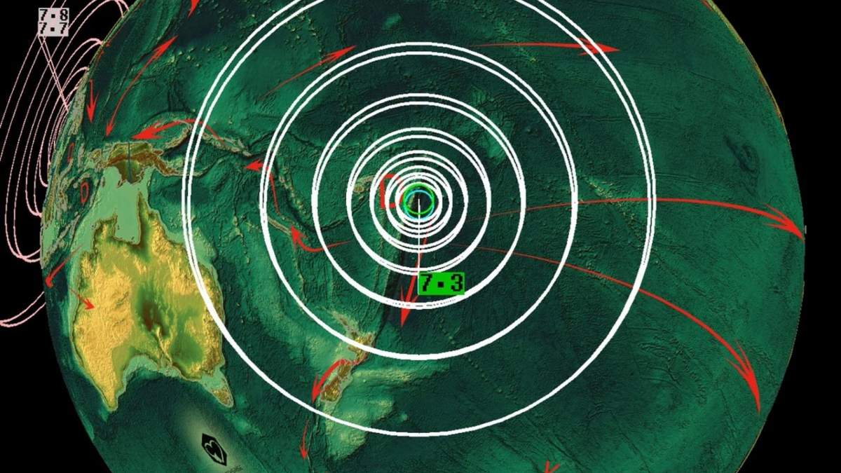 Un fuerte terremoto de magnitud 7,1 sacudió cerca de Tonga