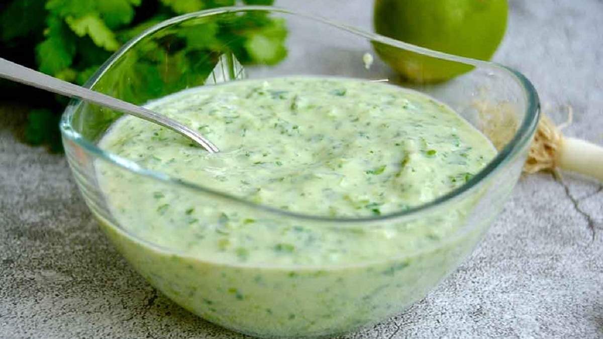 Salsa de cilantro. Fuente: (X)