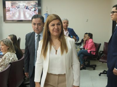 Gloria Ruiz le contestó al diputado Novoa con una acusación vinculada a la Mutual Policial