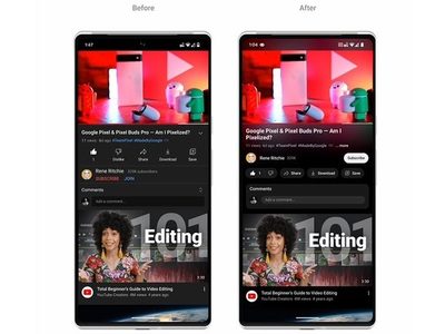 El rediseño de YouTube incorpora las funciones modo ambiente y pellizcar para hacer zoom