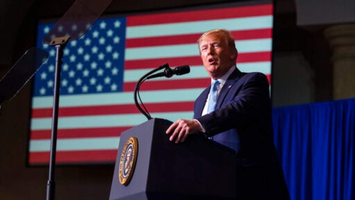 Donald Trump, presidente de EU de 2017 a 2021.