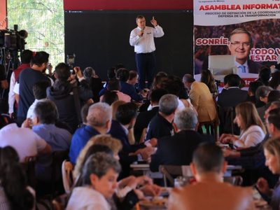 Ebrard reitera su propuesta de debates entre precandidatos de Morena y reta a Sheinbaum