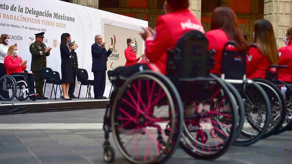 Abanderamiento de deportistas paralímpicos para Tokio 2019