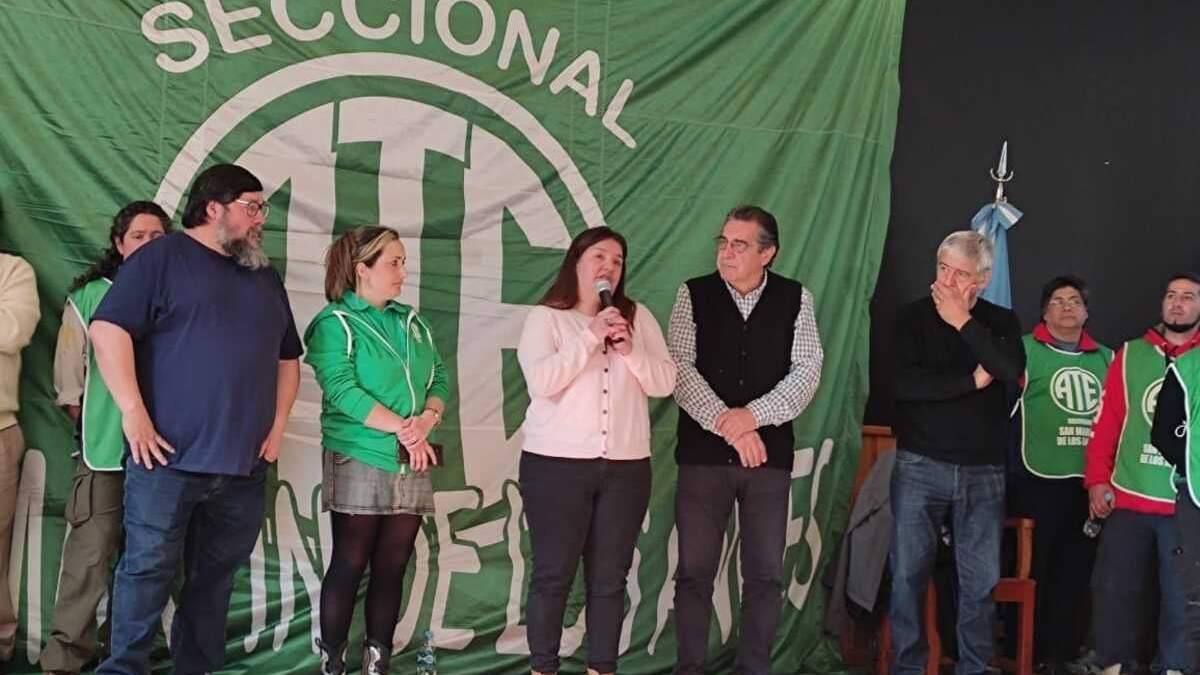 Consejo Directivo Nacional de ATE. Fuente: (Facebook)