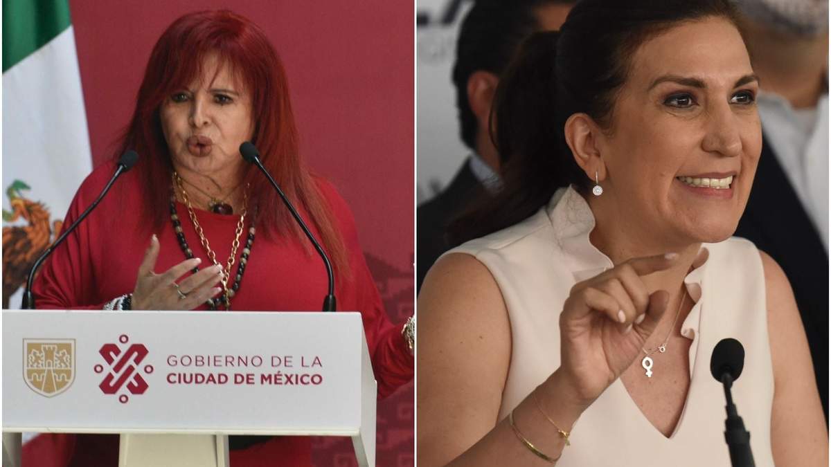 Confrontación. Layda Sansores y Kenia López