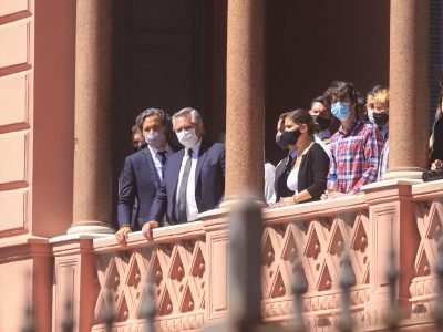 Se filtró un video de Alberto Fernández durante los desmadres en la Casa Rosada