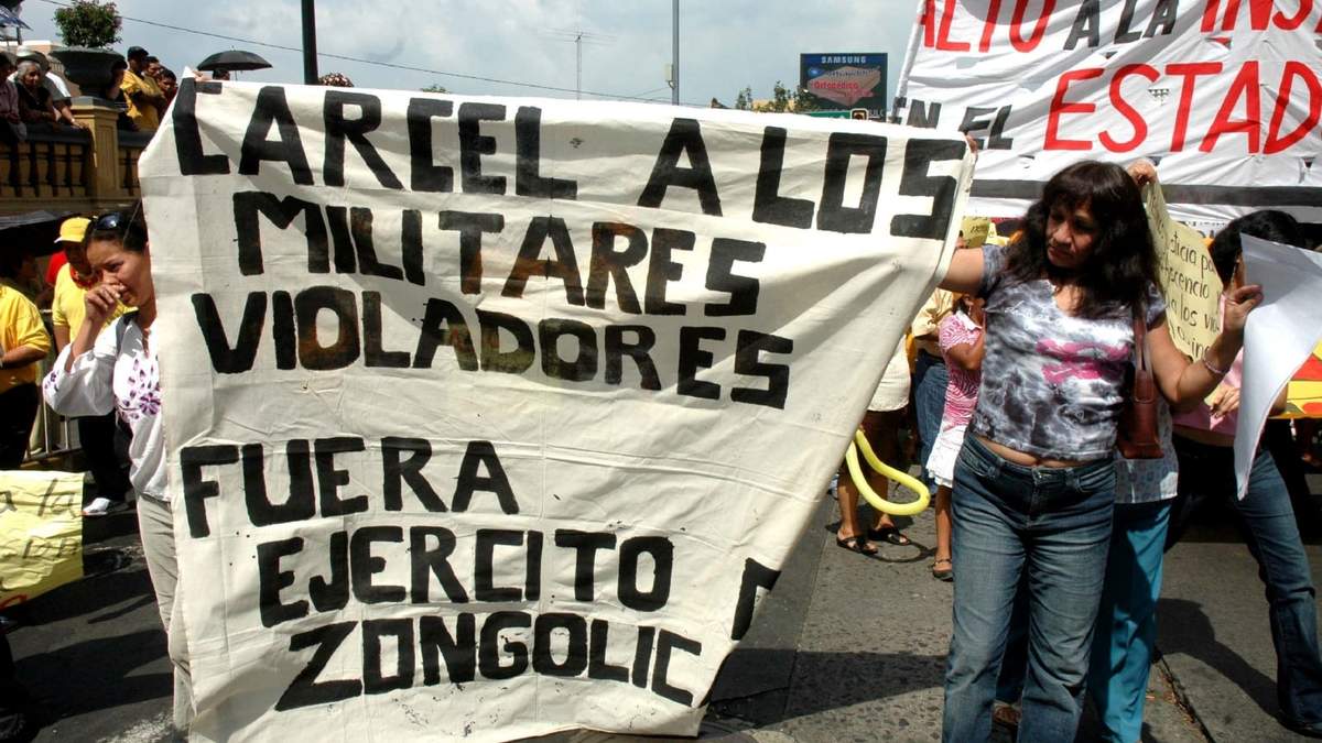 Manifestación por el caso de Ernestina Ascencio