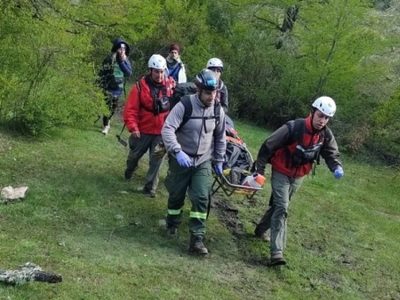Una mujer sufrió un esguince en el Parque Nacional Lanín y tuvo que ser rescatada
