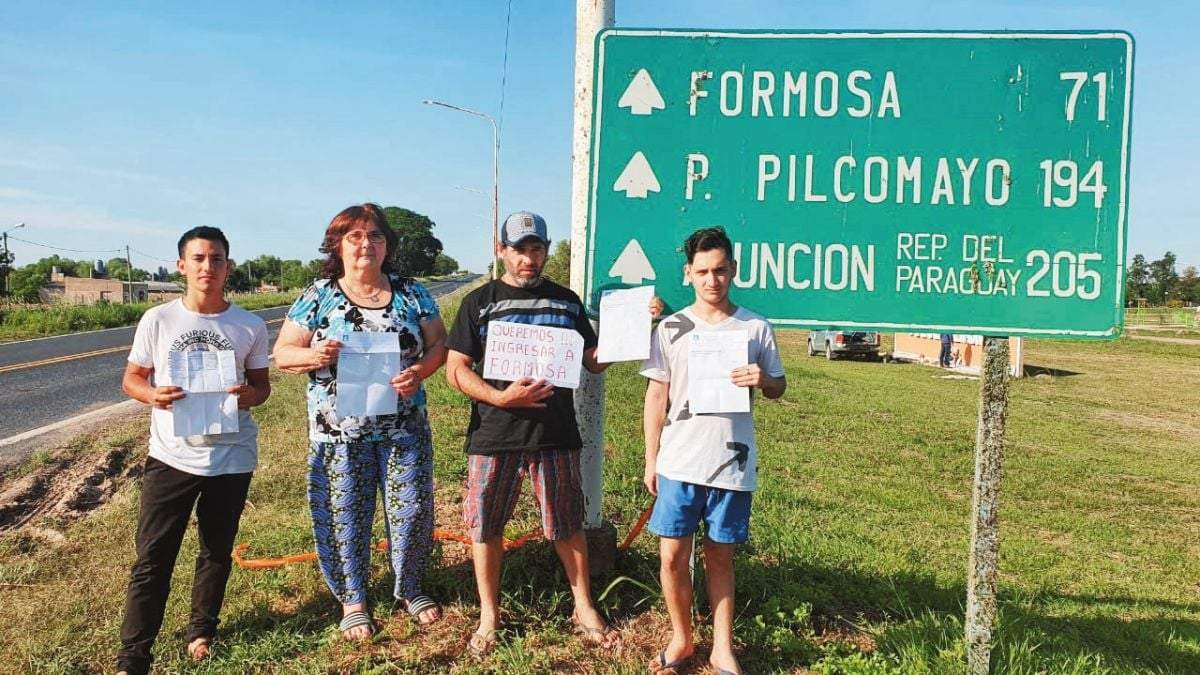 Varados en Formosa. Fuente: (Twitter)