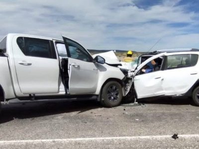 Choque fatal cerca de Collón Cura: dos personas fallecieron en el acto