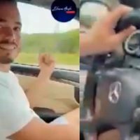 Nieto de Fidel Castro presume viaje en un Mercedes Benz y lo tunden en redes sociales