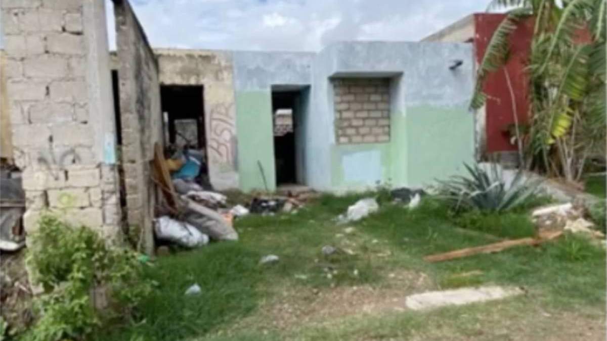 La propiedad en la que fueron halladas las bolsas