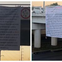 Nuevas narcomantas en Culiacán señalan a funcionario de la FGR