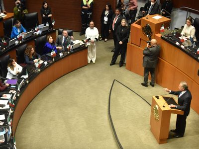 Con la oposición disminuida, arranca en el Senado sesión de la reforma judicial