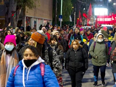 El clima no calló el reclamo de “Ni Una Menos”