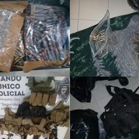 Aseguran arsenal en un inmueble de Pénjamo; presumen que es del CJNG