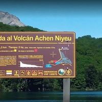 Alertan sobre dificultades en el ascenso al volcán Achen Ñiyeu debido a una capa de hielo