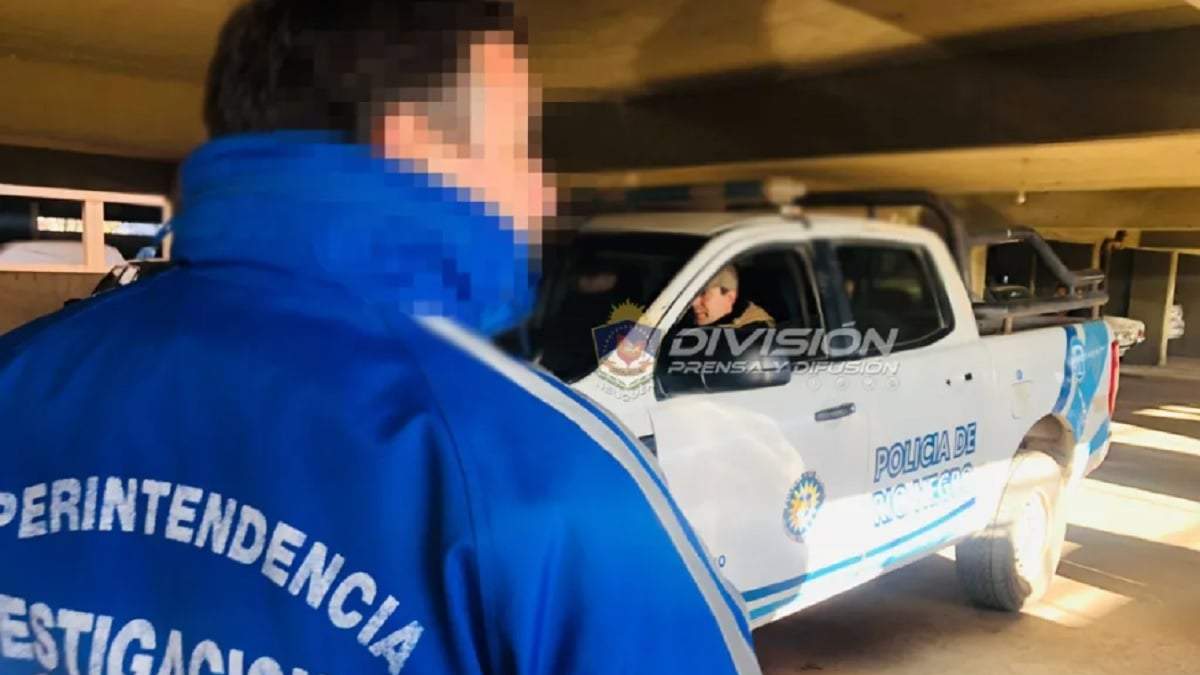 Detenido por homicidio. Fuente: (Facebook Policía de Neuquén)