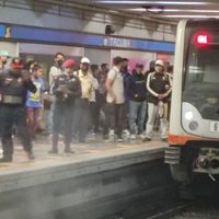Difunden video del momento exacto en que Celia fue aventada a las vías del Metro Hidalgo