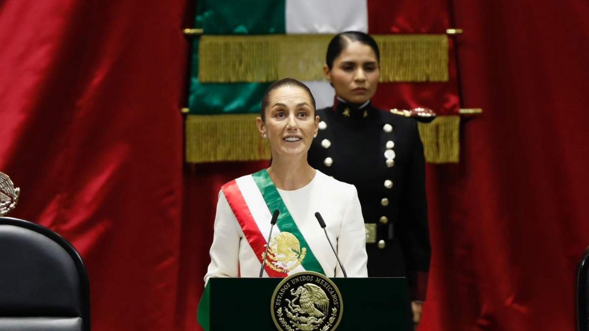 La presidenta Claudia Sheinbaum