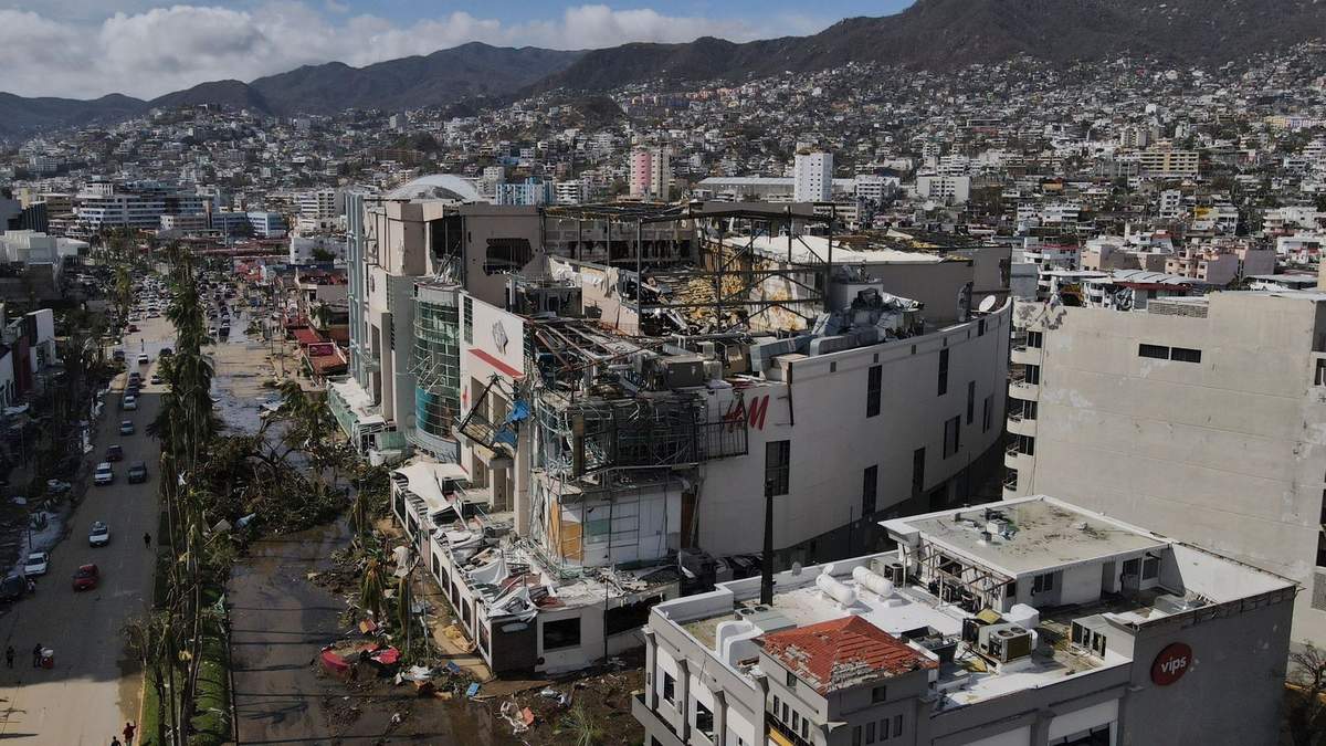 Acapulco. Inédito desastre en México por el huracán "Otis"