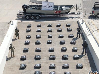 Aseguran 1.5 toneladas de cocaína en costas de Jalisco; van casi 40 toneladas confiscadas en el país
