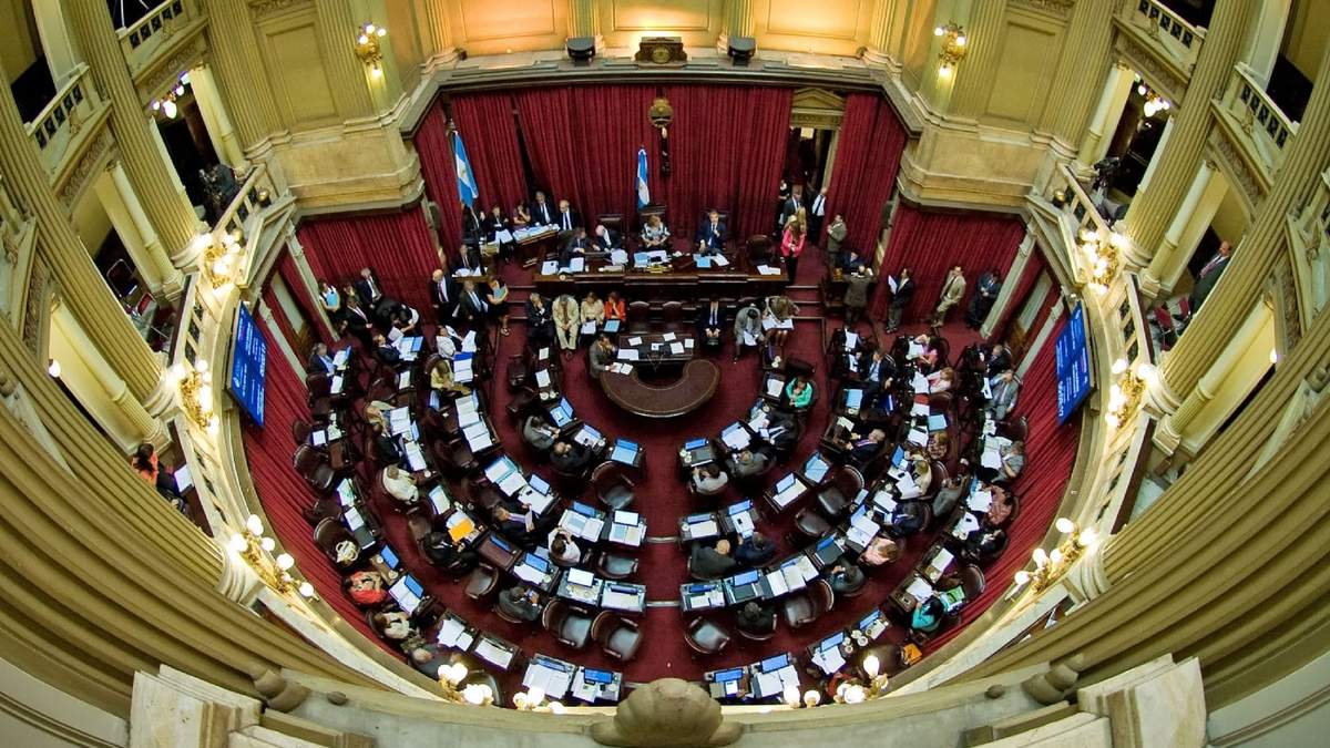 Cámara de Senadores de la Nación. (Fuente: Twitter)