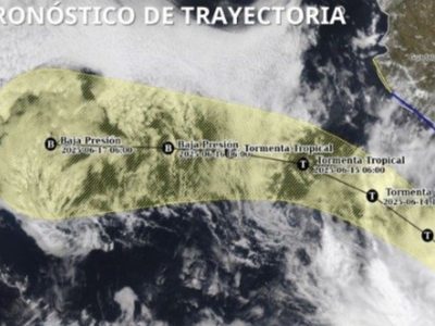 ‘Dalila’ evoluciona a tormenta; prevén lluvias de muy fuertes a intensas en 5 estados