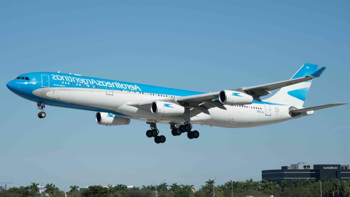 Aerolíneas Argentinas. Fuente: (Twitter)