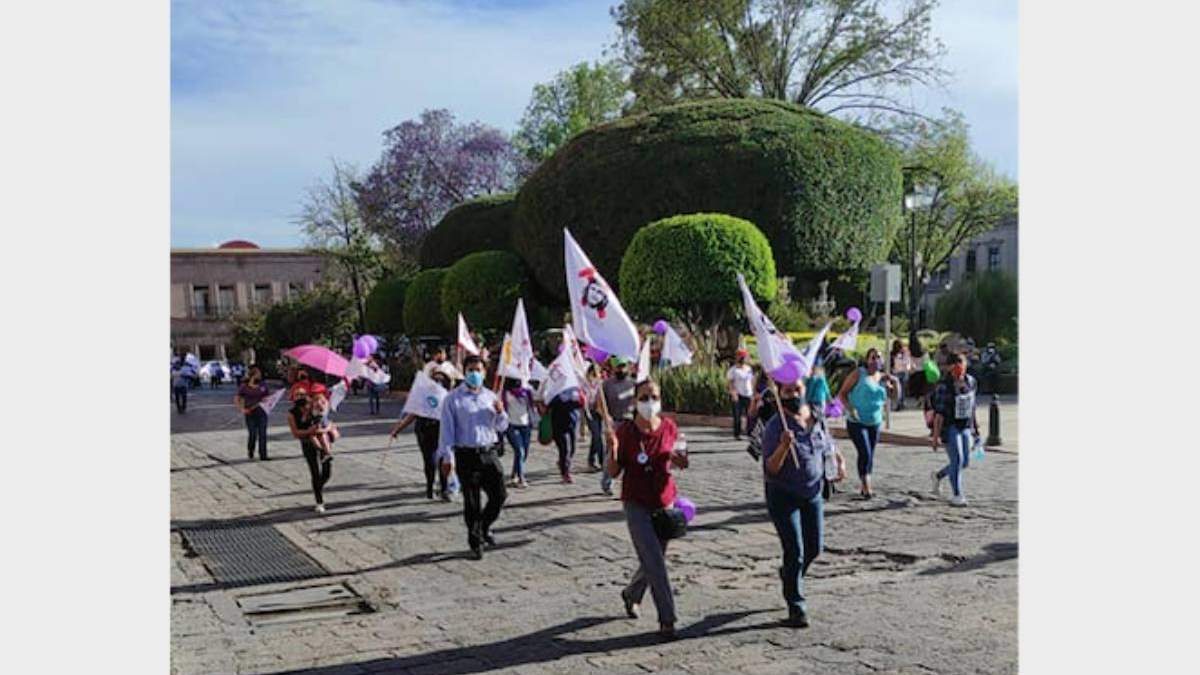 Marcha del domingo en Querétaro
