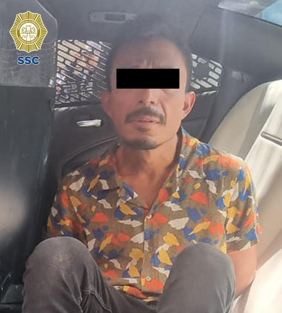 agresor detenido