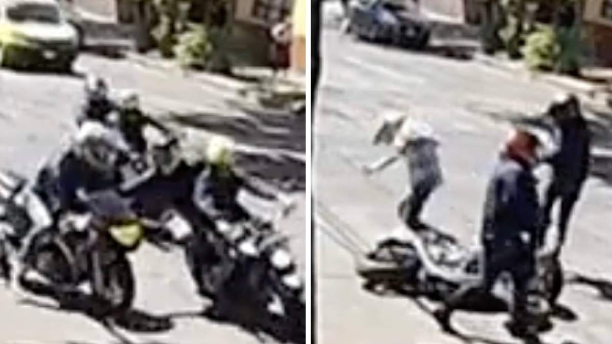 El asalto captado en video