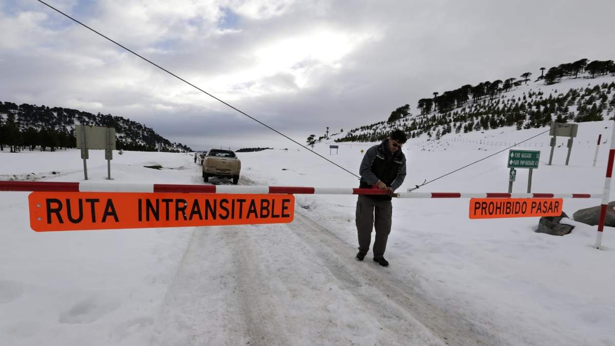 Algunas rutas estarán intransitables el día de hoy. Fuente: (Twitter)