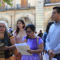 Silvia Pérez, defensora zapoteca, denuncia haber sido amenazada por funcionario del INPI