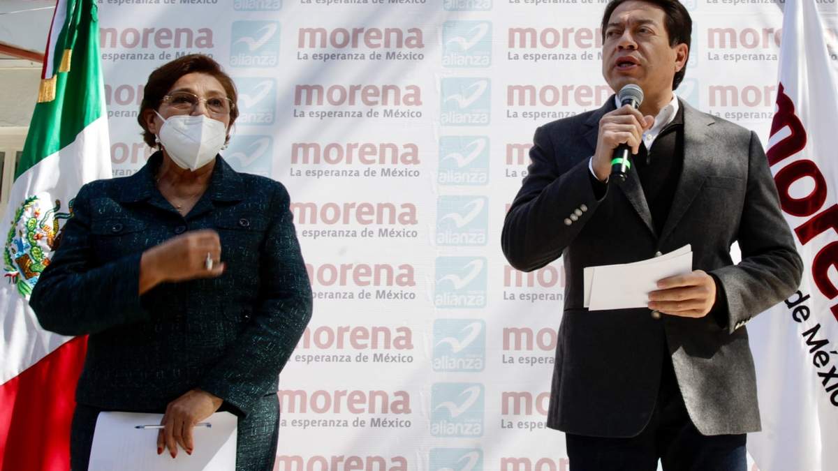 Mensaje a medios de Mario Delgado y Sonia Rincón, presidenta del Comité Directivo del Panal