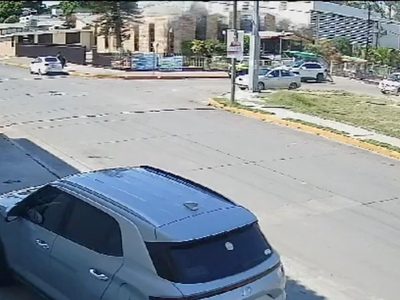 Así se derrumbó el techo de la Iglesia en Ciudad Madero (Video)