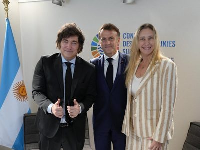 Milei y Macron se reunieron tras una conferencia de la ONU