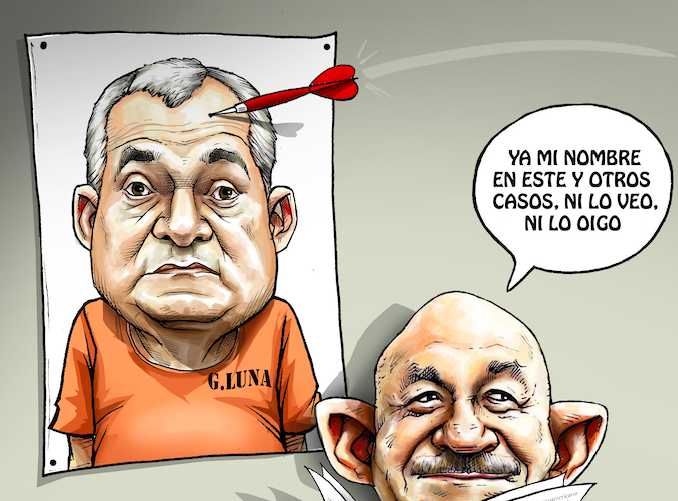 Vista previa de la caricatura "El extraño caso del innombrable", de José Antonio Rodríguez