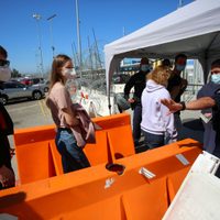 En la frontera entre México y Estados Unidos también acampan rusos y ucranianos