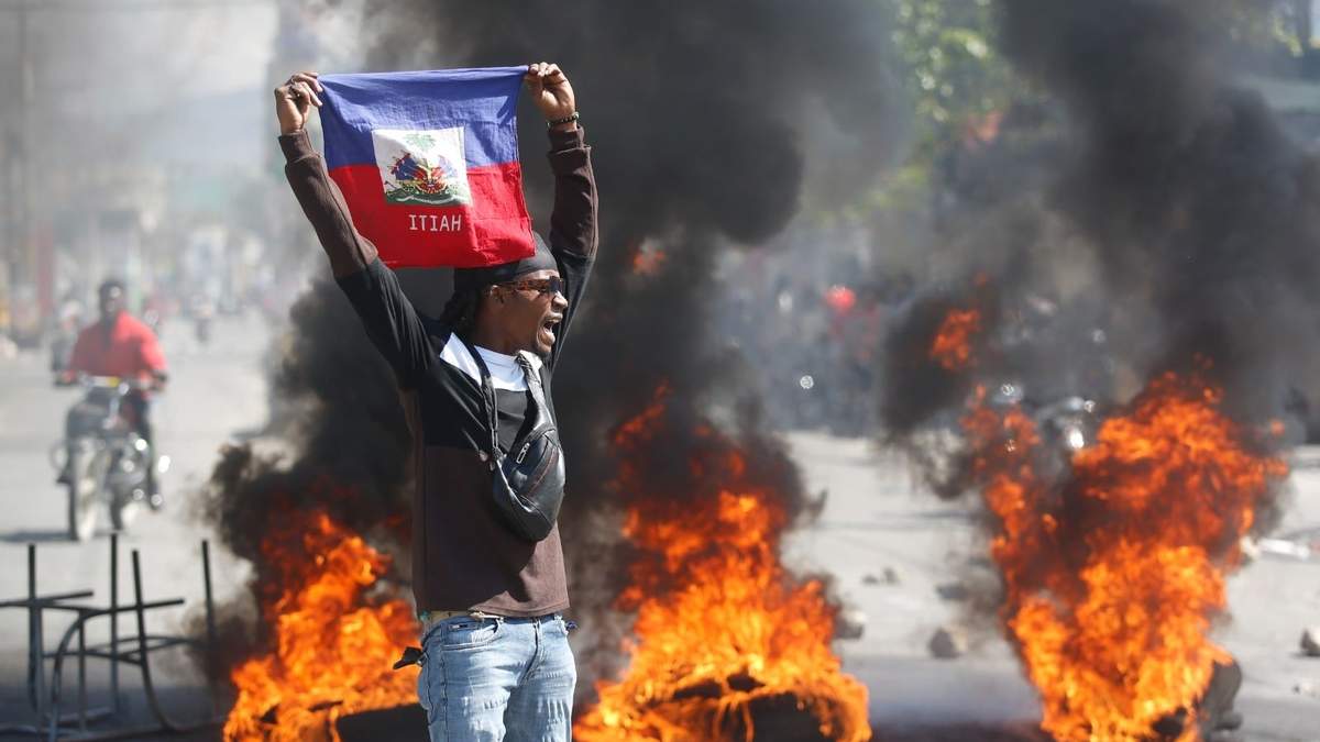Protesta en Haití