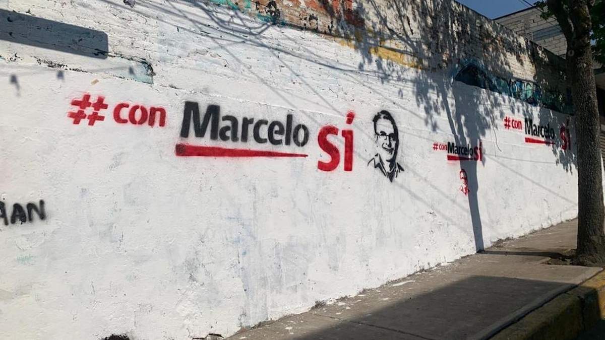 Las bardas fueron vistas en calles de la alcaldía Magdalena Contreras