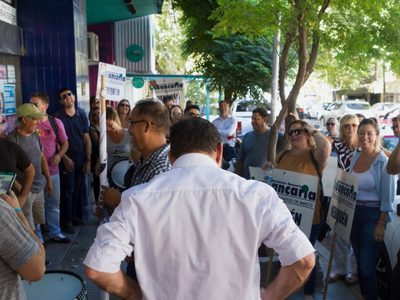 El paro de los bancarios fue total en la Provincia del Neuquén