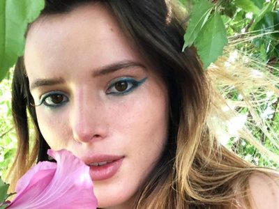 "¡Es un ángel!" Bella Thorne lució una deslumbrante prenda ¡a punto de desatarse!